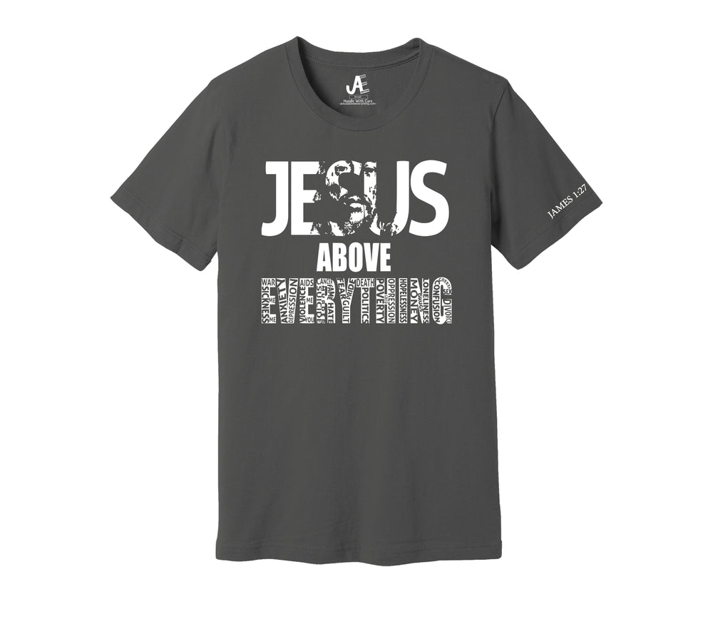 Jesus Above Everything Dark Grey T-Shirt