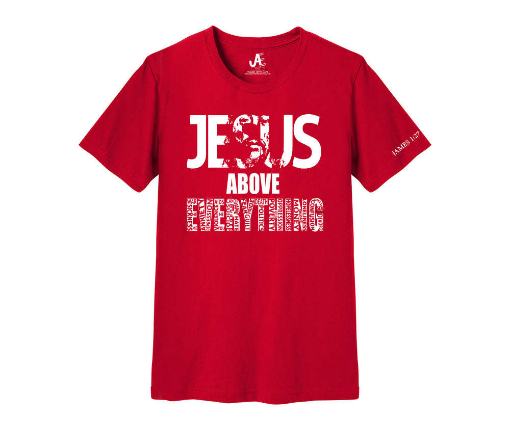 Jesus Above Everything Red T-Shirt