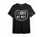 I Love My Wife Black T-Shirt